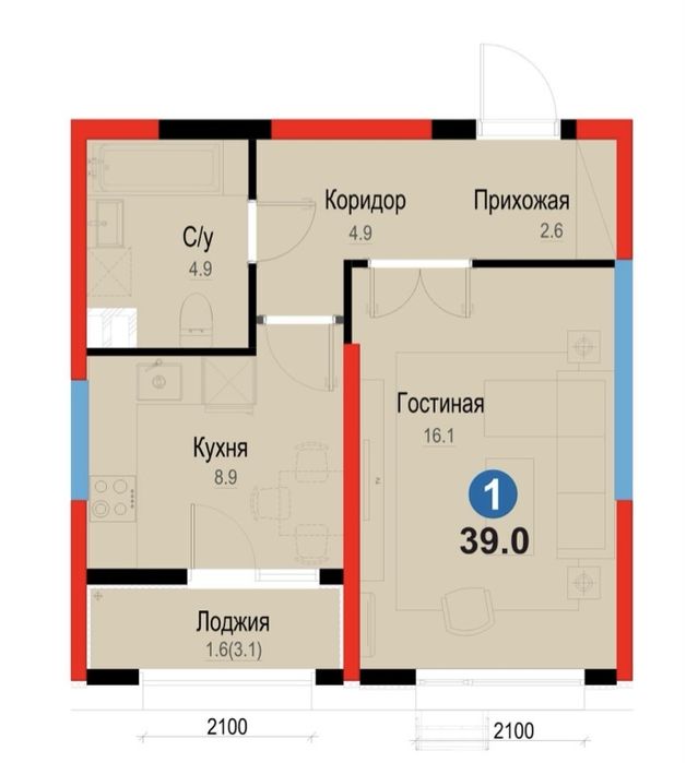 Скидка 30% на ипотеку в готовой новостройке! Ключи в ноябре! [BX]