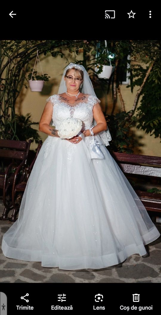 Rochie de mireasa mărime mare