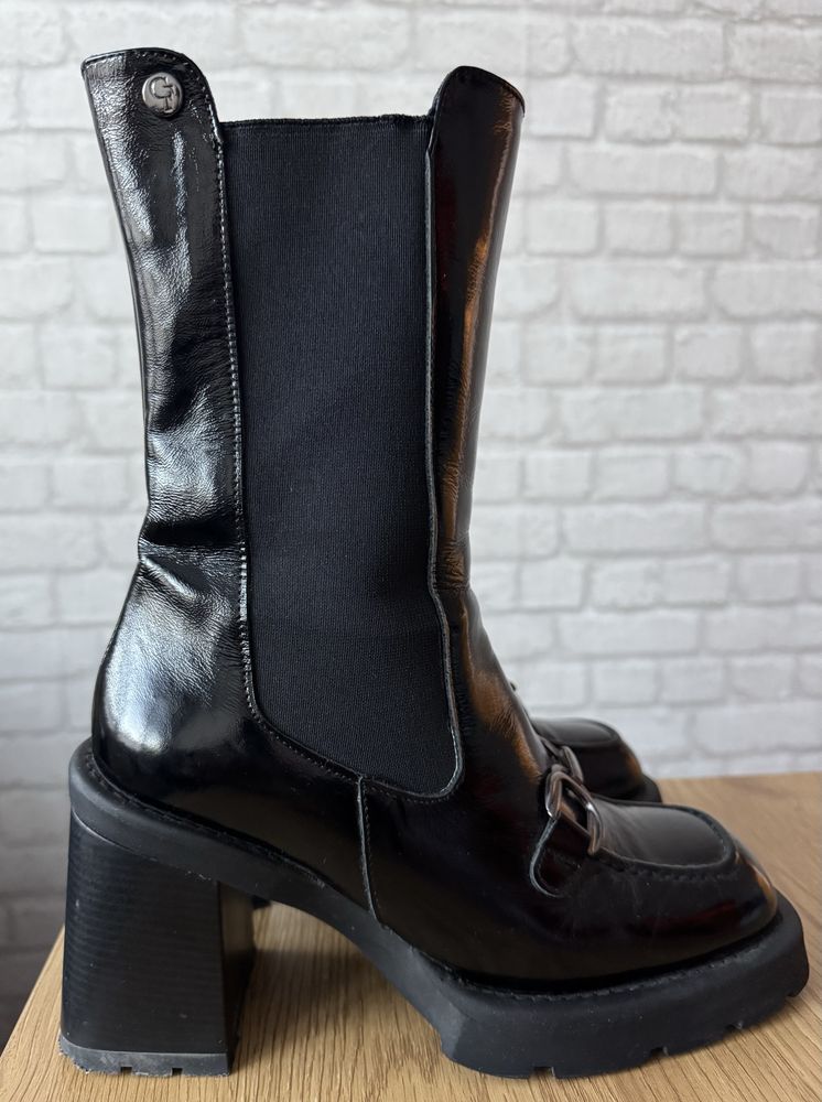 Дамски кожени боти, size 40