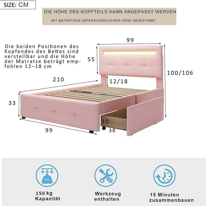 Pat tapitat 90*200 (WF300732AAM/WF300733AAM)