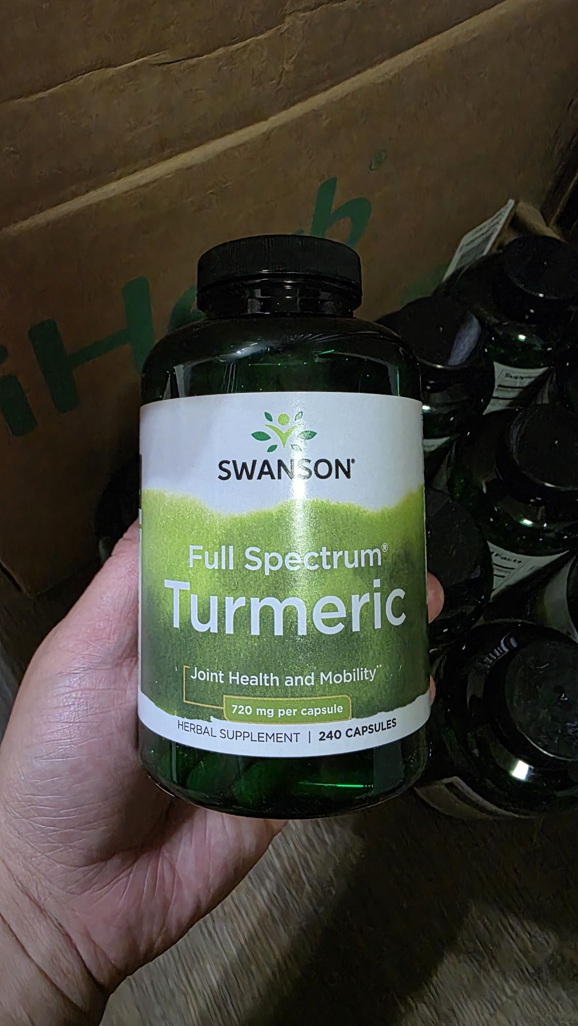 ДОСТАВКИ НЕТ Swanson куркума куркумин 720mg на каждую капсулу, 240шт
