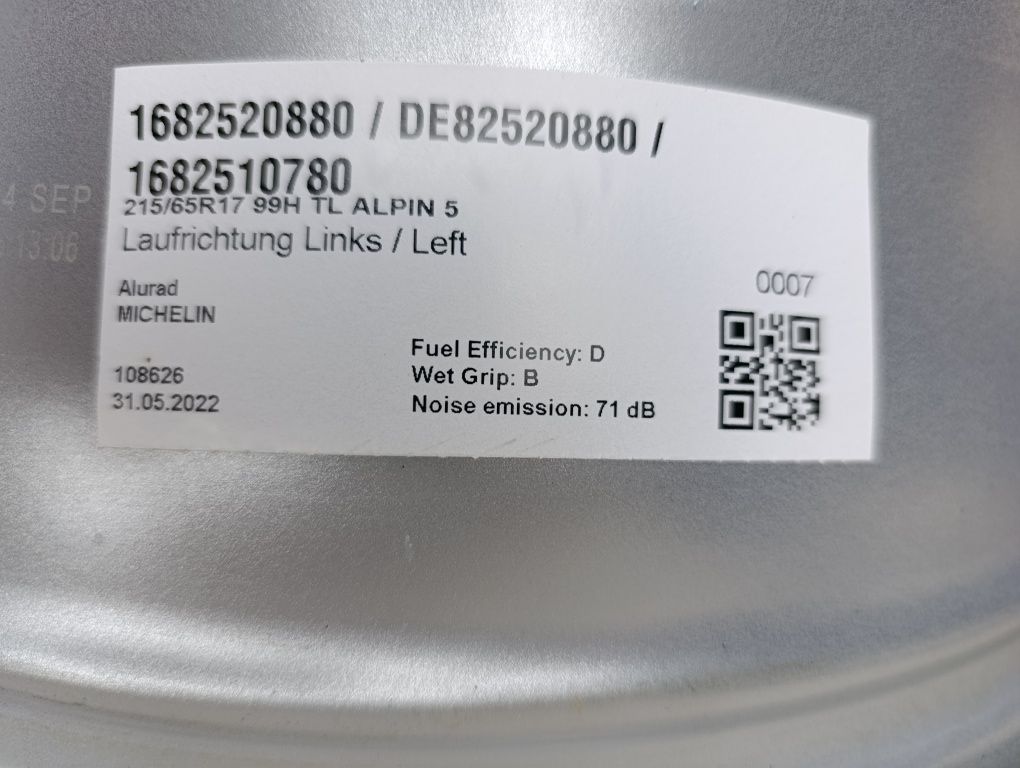 Нови джанти 5х108 17 цола Пежо,Ситроен, Michelin 215/65/17