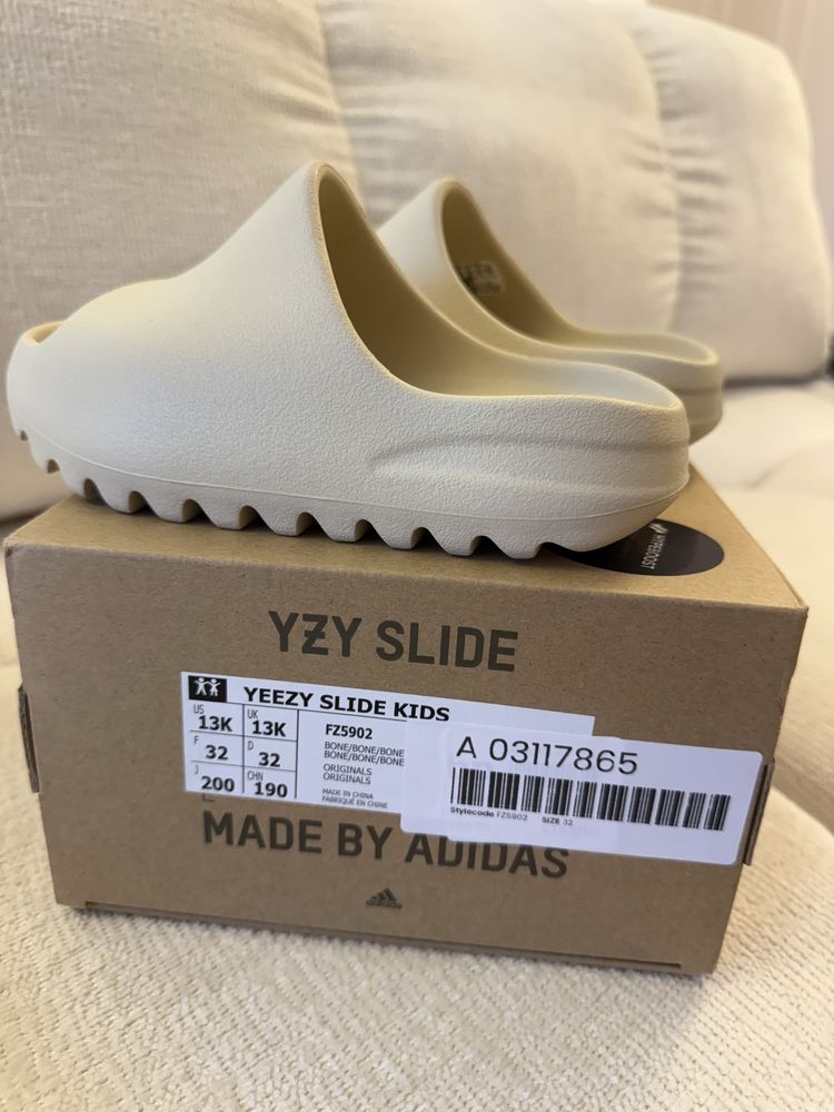 Papuci slapi Adidas yeezy slide copii