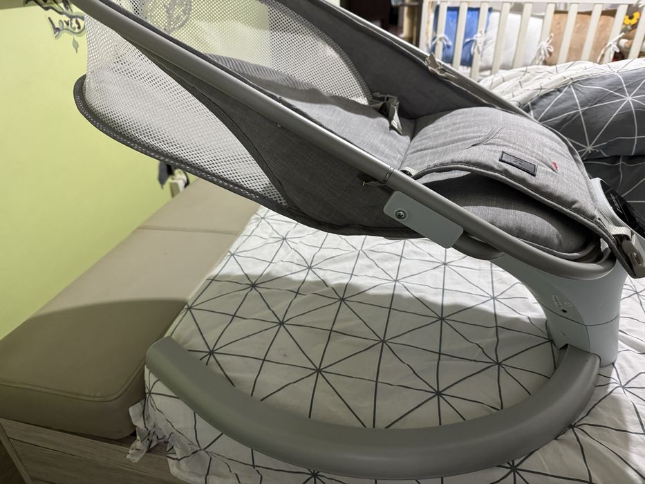 Бебешки шезлонг ZIZITO, Paolo, Вибриращ, Сив