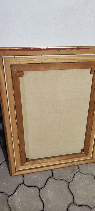 Tablou Vas cu flori (origine Italia) tecnica.ulei pe pânză