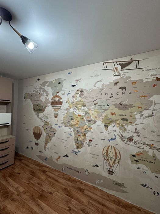 Поклейка обоев)))