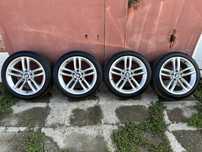 Оригинальные диски R18 BMW разболтовка 5*120 с зимней резиной 225/45