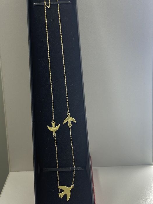 Золотая цепь  с кулоном