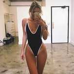 Costum de baie Monokini O piesa Body Spate Gol Intreg
