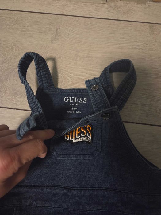 Детски дънков гащеризон Guess, 24 м.