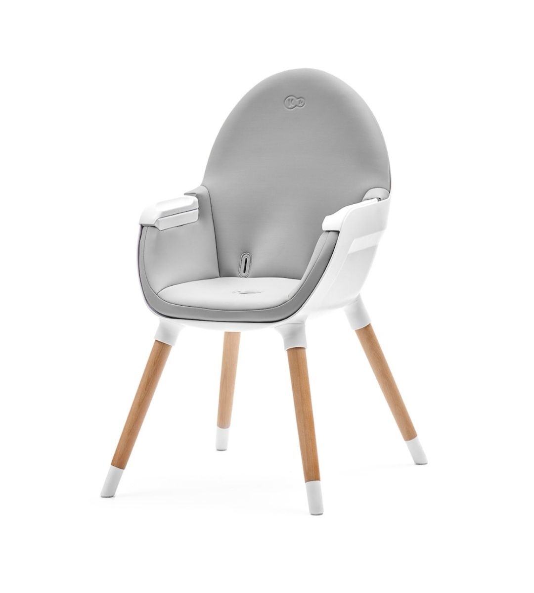 Scaun de masa 2 in 1 Kinderkraft Fini, Gri/Alb