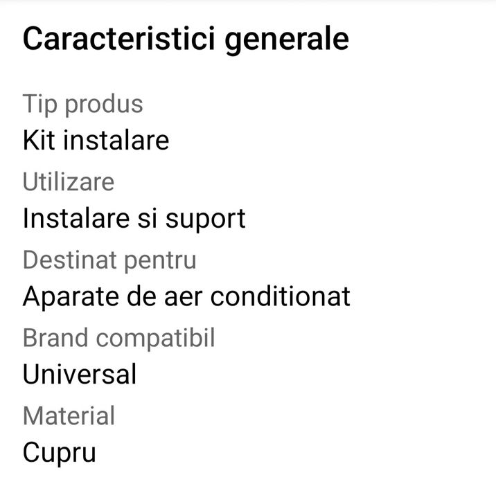Chit aparat aer conditionat