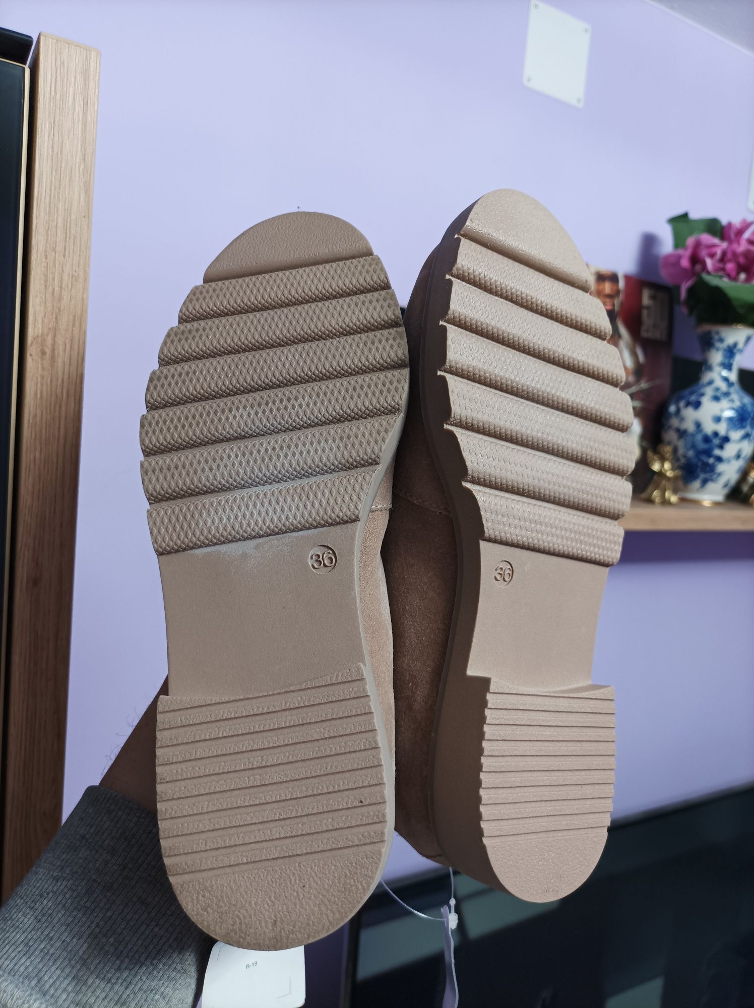 Pantofi femei casual piele întoarsă nr36
