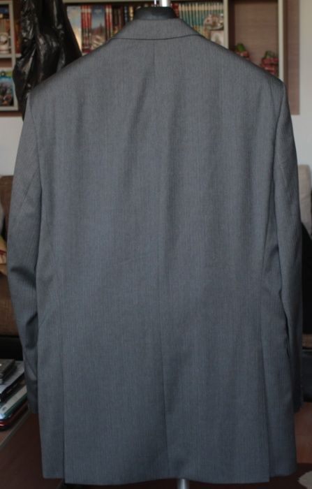 Costum englezesc Boulevard, culoarea gri , pantalon si sacou 100% lana