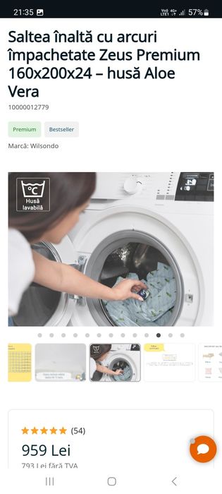 Saltea Pocket Springs