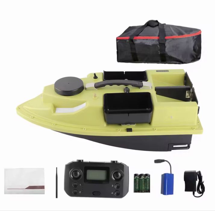 Лодка за захранка D-19 с батерия 12000 mAh ! Пълен комплект !