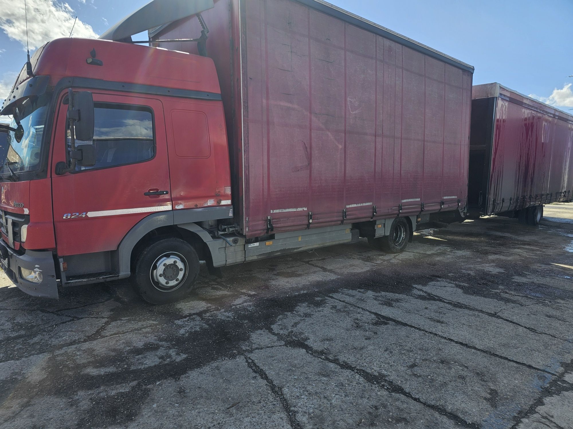 Vand Mercedes Atego 924 cu remorca