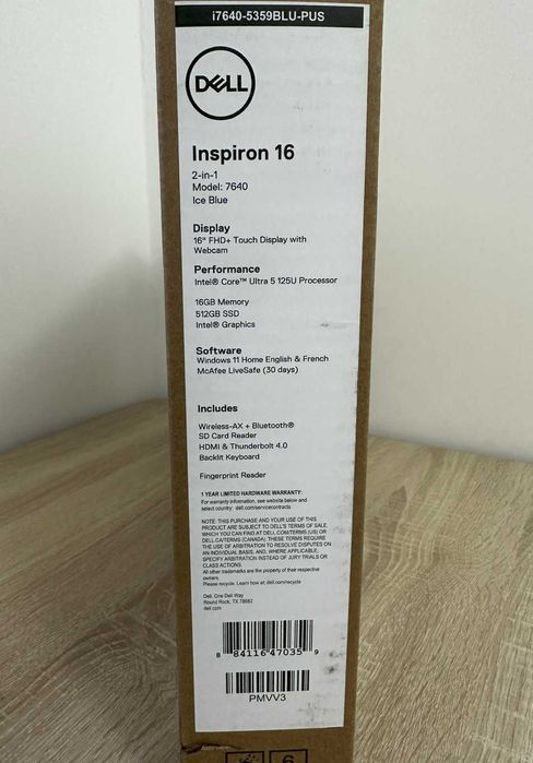 Dell Inspiron 16 2-in-1 i7640