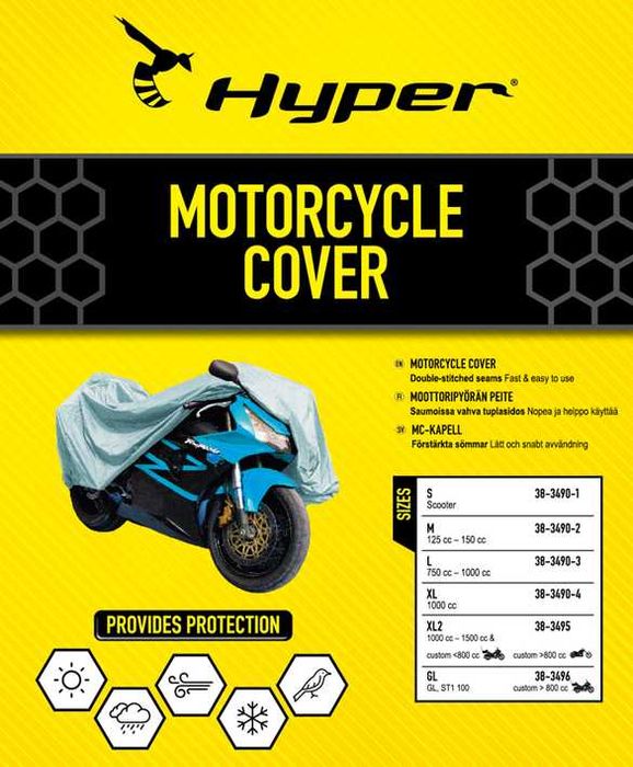 Husa moto impermeabila Hyper – prelata moto S-XL