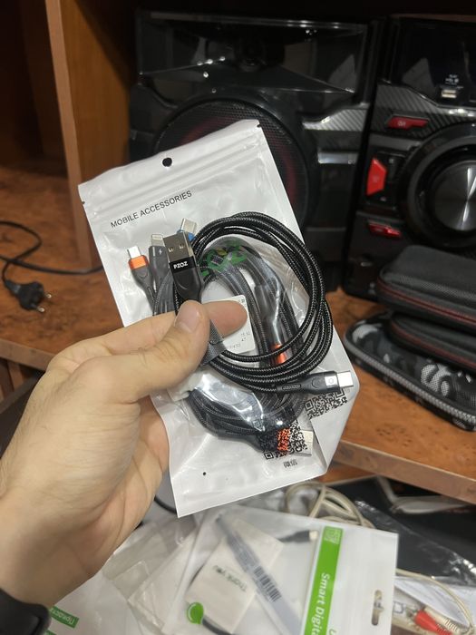 Продам зарядные кабели для самсунга айфона тайп си лайтнинг