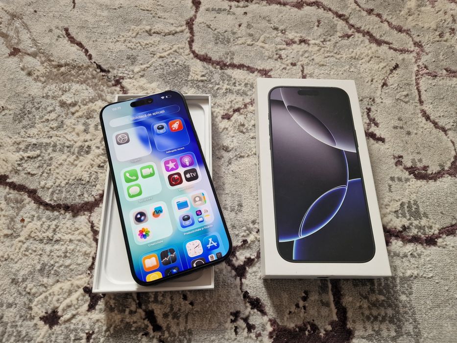 Vand IPHONE 16 PRO MAX 512GB impecabil, full box