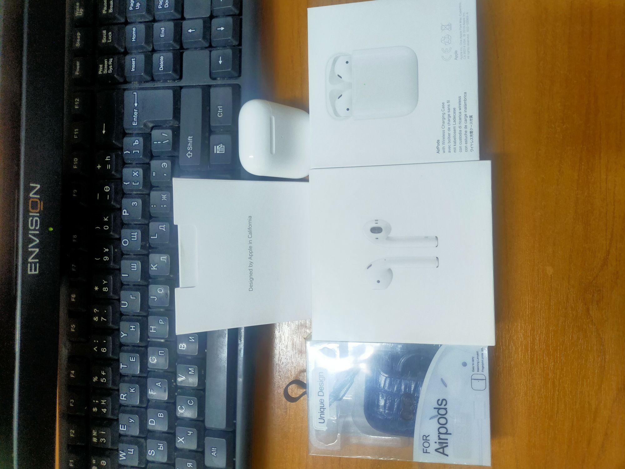 Новые Наушники Airpods +Чехол в подарок