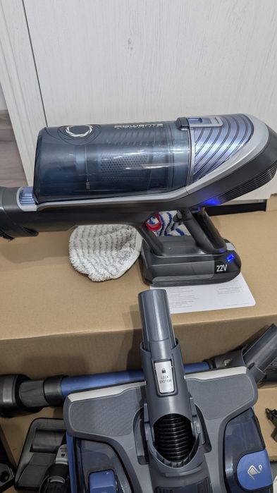 Aspirator Rowenta X-Force Flex 8.60 Aqua (RH9690WO) 2-in-1 Mop | Fără