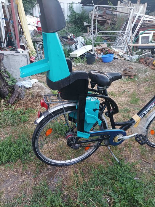 Bicicleta aluminiucu scaun copil originala