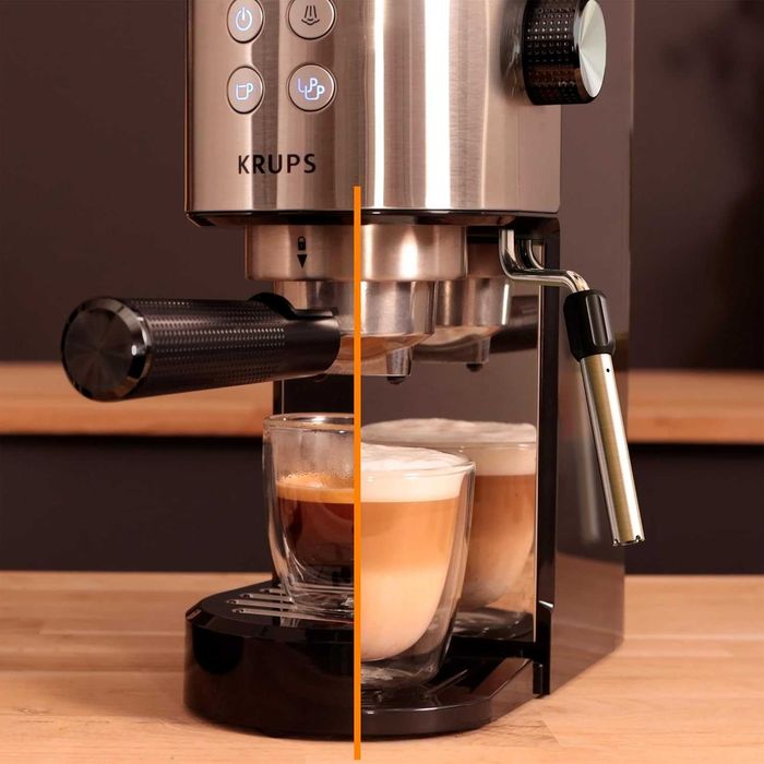 Еспресо машина Krups Virtuoso Essential XP441810, 15 бара, Компактен