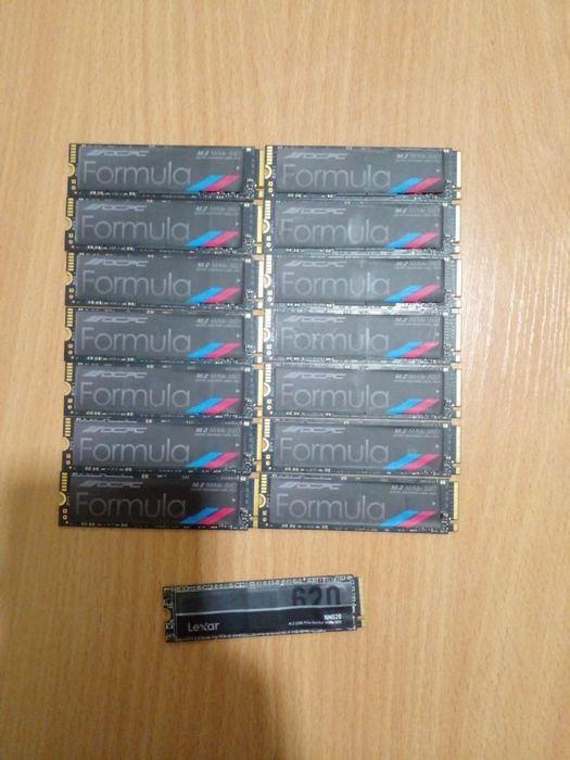 M2 SSD 256GB va 1TB HDD