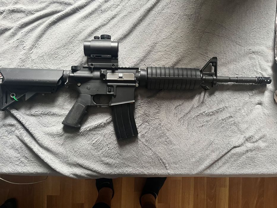 Airsoft COLT M4 CARBINE+ бързомер + Lipo батерия