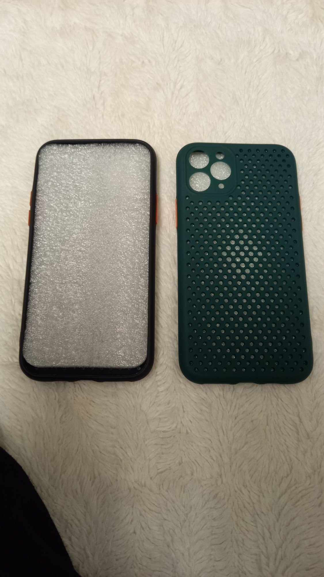 Carcasa Iphone 11 pro 2 buc(verde+negru)