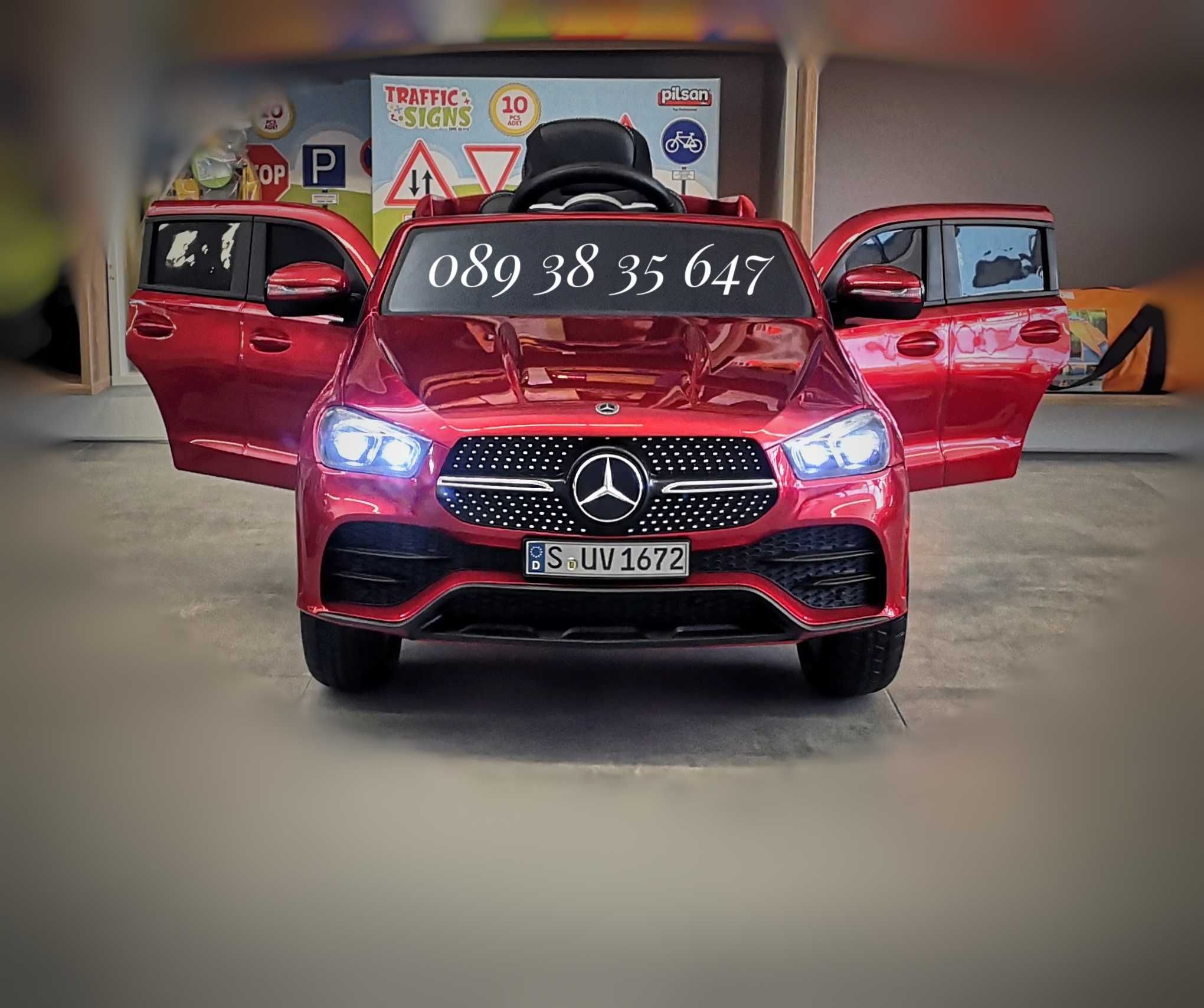 ПРОМОЦИЯ!НОВО!Акумулаторен джип MERCEDES GLE 450 с EVA гуми,12Vбатерия