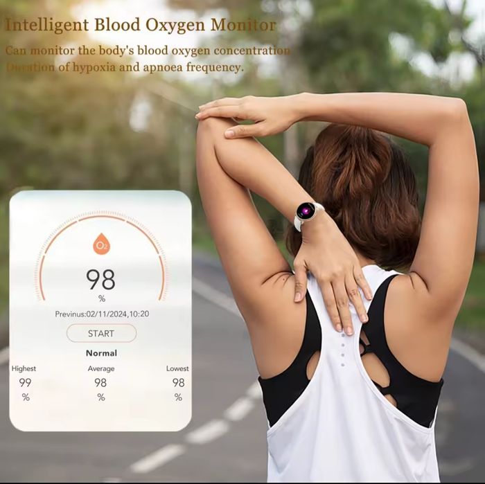 Ceas smartwatch cu monitorizarea cardiaca  și a tensiunii