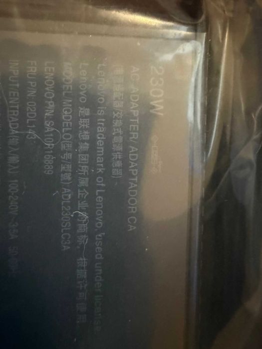 Lenovo 02DL143 Оригиналнао Захранване 230.0 Watt Small Design