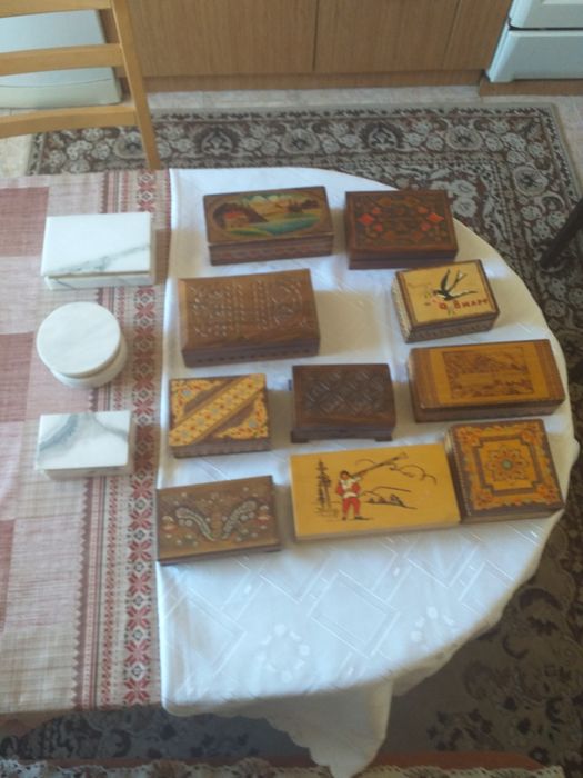 Дървени кутийки за бижута