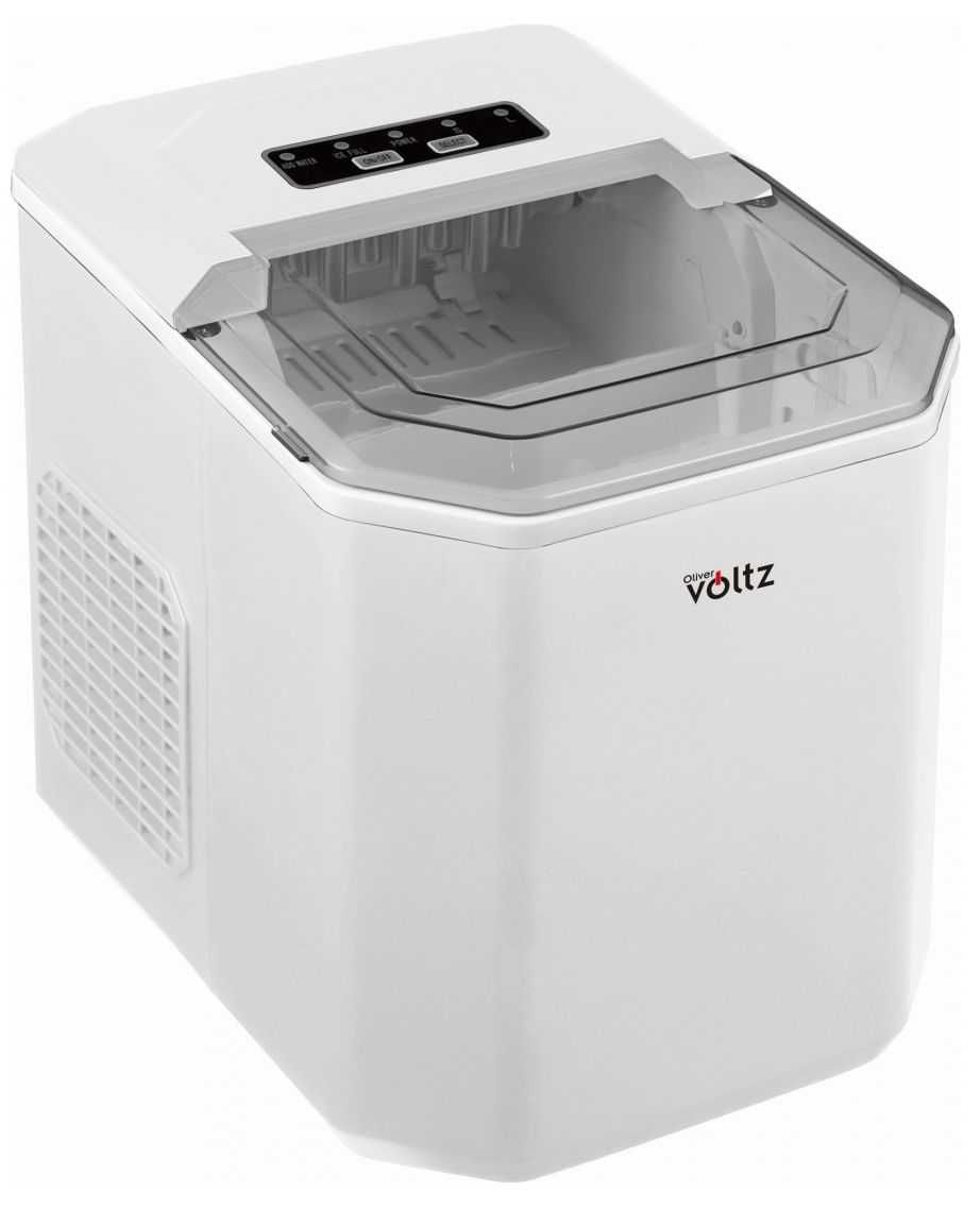 Ледогенератор Oliver Voltz OV 120W 12кг./24ч., 1.3л., Черен/Бял/Инокс