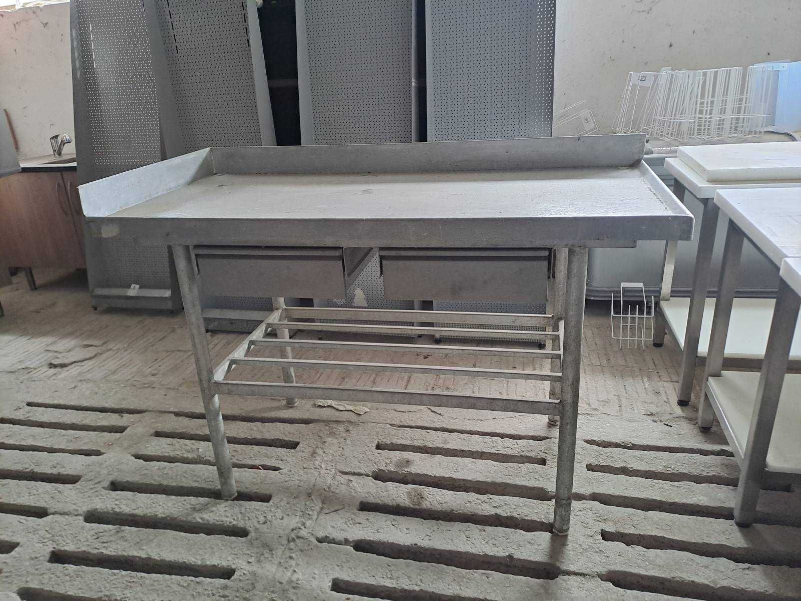 Работна плот маса от неръждавейка