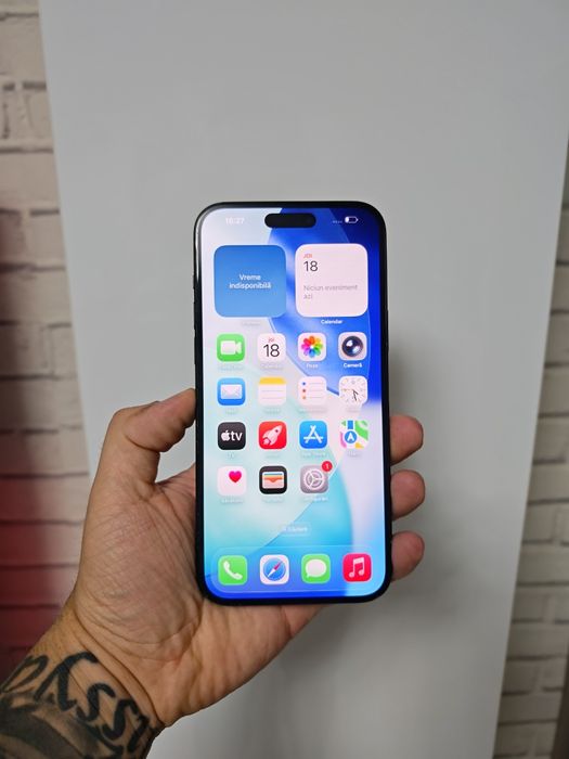 iPhone 15 Plus Black 128GB totul original impecabil liber retea