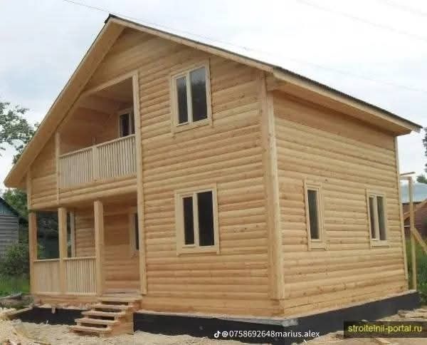 Cabane din lemn masiv