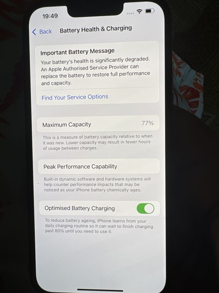 Iphone 14 77% батерия запазен