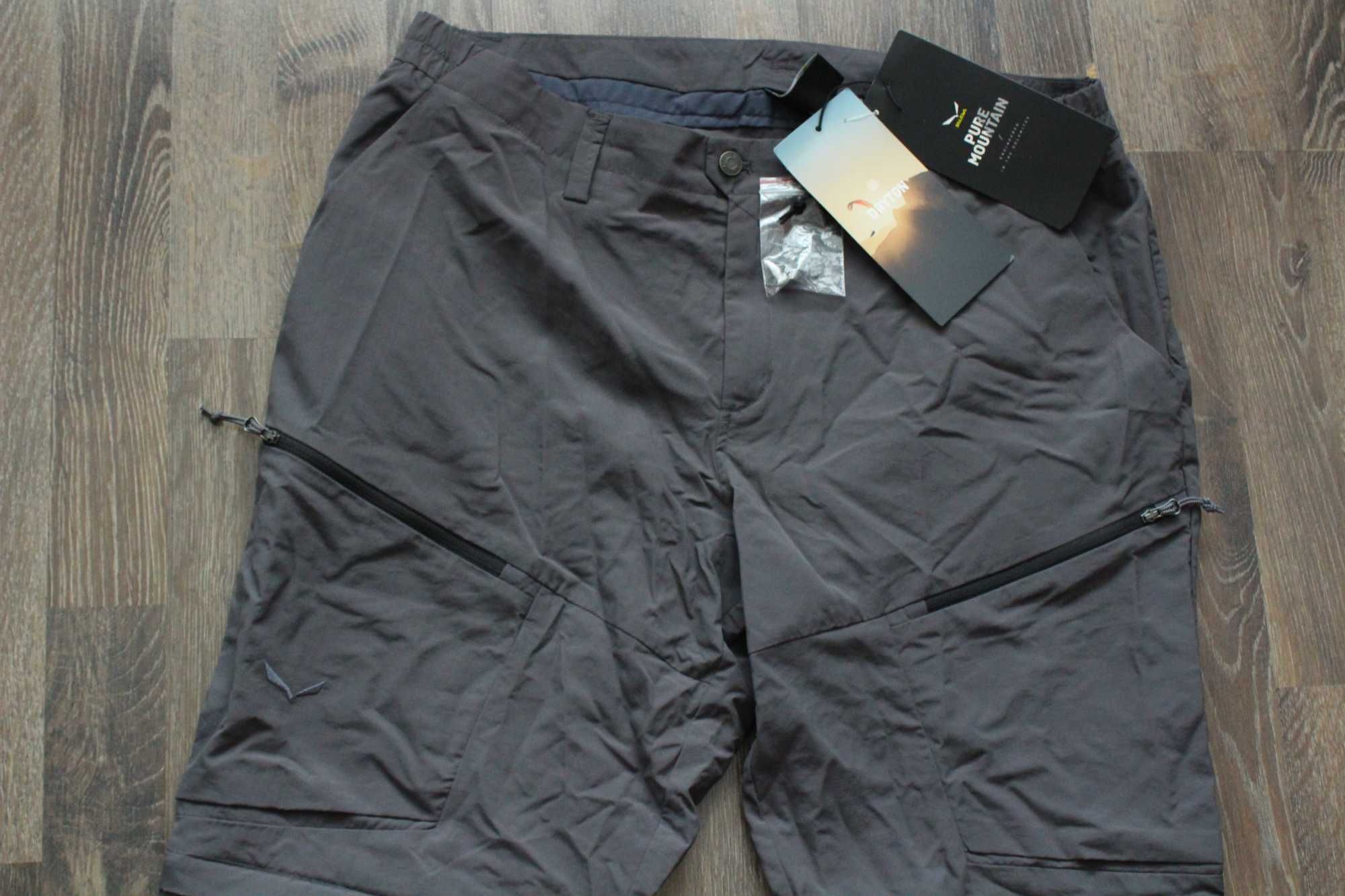 SALEWA - мъжки туристически панталон, размер 52 (L); нов с етикети