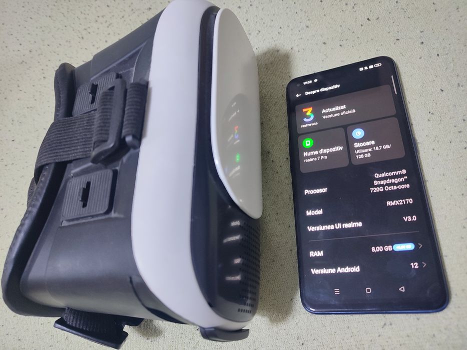 Se vand Realme 7 Pro + Ochelari Vr