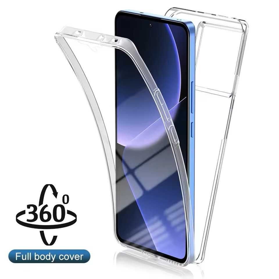 Husă 360° Full Body, Transparentă, pentru Xiaomi Mi 12T și Mi 12T Pro