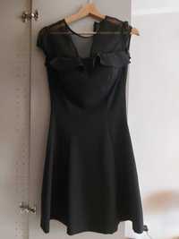 Елегантна черна дамска рокля размер S