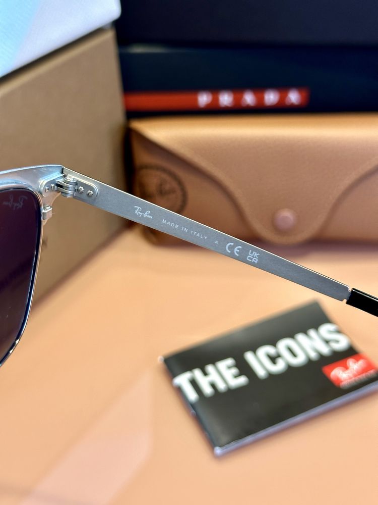 Слънчеви очила Ray-Ban CLUBMASTER METAL RB3716