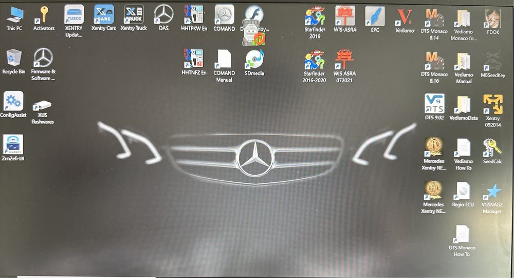 Soft diagnoza/tester Mercedes Xentry XDOS pentru MB Star C4,C5,C6