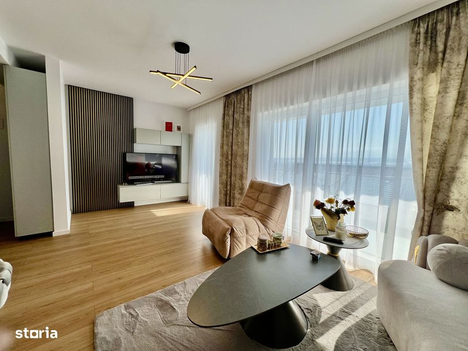 Apartament 2 camere la vila - nou, complet mobilat+utilat - 53 mp