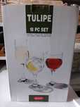 Set pahare tulip, set tacamuri de masa inox gros (premium)