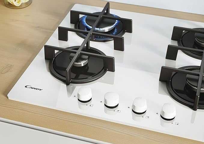 Нов бял плот/котлони за вграждане стъклокерамика/газ CANDY Idea CVG6WW